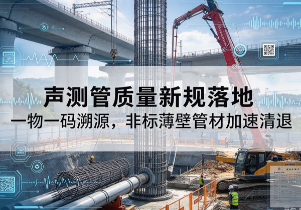 文峰声测管质量新规落地，一物一码溯源，非标薄壁管材加速清退