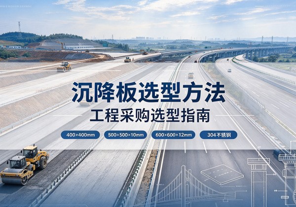 文峰沉降板选择方法